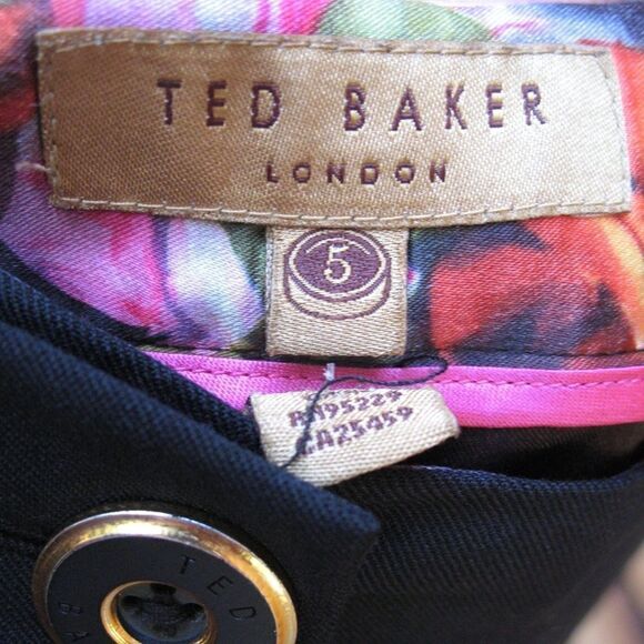 Black Stretch Wool Dress Pants - Picture 8 of 8